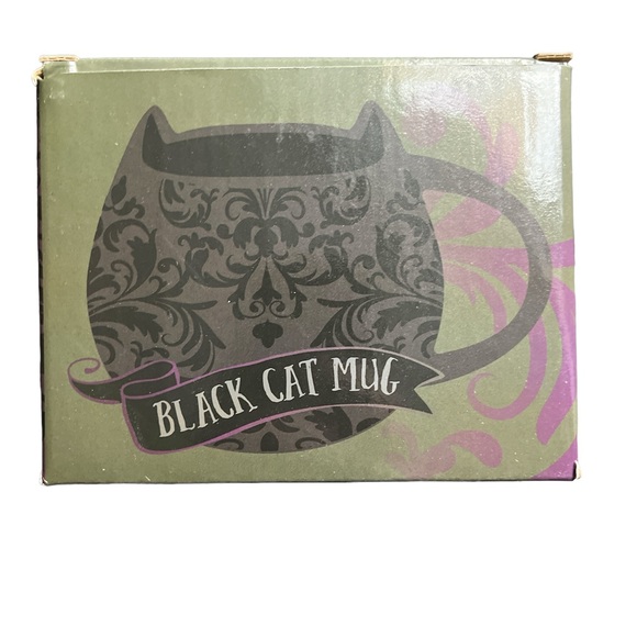 Set of Two Brocade Cat Mug - Picture 4 of 5